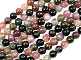 Watermelon Tourmaline Beads, 9mm (9.3 mm) Round Beads-Gems: Round & Faceted-BeadBeyond