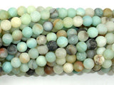 Matte Amazonite Beads, 6mm Round Beads-Gems: Round & Faceted-BeadBeyond