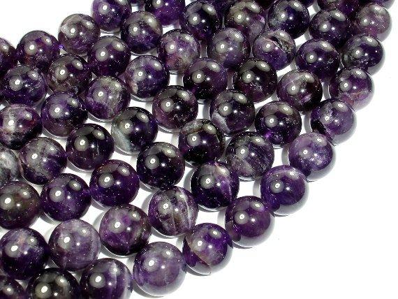Amethyst, 12mm Round Beads-Gems: Round & Faceted-BeadBeyond