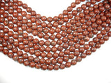 Red Sesame Jasper Beads, 10mm Round Beads-Gems: Round & Faceted-BeadBeyond