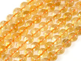 Genuine Citrine Beads, 9.3mm Round Beads-Gems: Round & Faceted-BeadBeyond