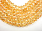 Genuine Citrine Beads, 9.3mm Round Beads-Gems: Round & Faceted-BeadBeyond