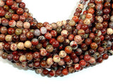 Silver Leaf Jasper Beads, 4mm Round Beads-Gems: Round & Faceted-BeadBeyond