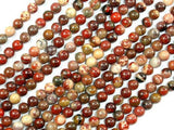 Silver Leaf Jasper Beads, 4mm Round Beads-Gems: Round & Faceted-BeadBeyond