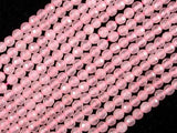 Rose Quartz, 4mm (4.5 mm) Faceted Round Beads-Gems: Round & Faceted-BeadBeyond