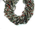 African Bloodstone, 6mm (6.5 mm) Round-Gems: Round & Faceted-BeadBeyond