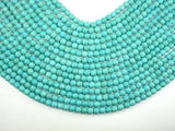 Turquoise Howlite, 6mm (5.9 mm) Faceted Round Beads, 14.5 Inch-Gems: Round & Faceted-BeadBeyond