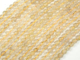 Gold Rutilated Quartz, 5mm Round Beads-Gems: Round & Faceted-BeadBeyond