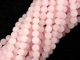 Matte Rose Quartz Beads, 6mm, Round beads-Gems: Round & Faceted-BeadBeyond