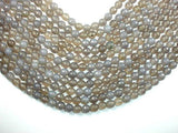 Gray Agate Beads, 8mm Faceted Round Beads-Gems: Round & Faceted-BeadBeyond