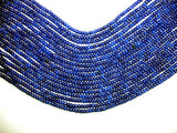 Blue Jade Beads, Faceted Rondelle, Approx 2 x 4mm-Gems:Assorted Shape-BeadBeyond
