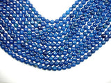 Agate- Dark Blue, 8mm Faceted Round-Gems: Round & Faceted-BeadBeyond