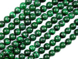 Natural Malachite, 7.5mm Round beads-Gems: Round & Faceted-BeadBeyond