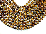 Tiger Eye, 12mm Round Beads-Gems: Round & Faceted-BeadBeyond