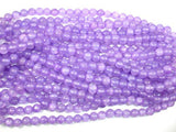 Dyed Jade- Lavender, 8mm Round Beads-Gems: Round & Faceted-BeadBeyond