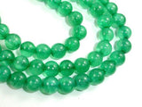 Dyed Jade- Green, 6mm Round Beads-Gems: Round & Faceted-BeadBeyond