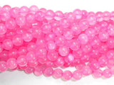 Dyed Jade- Pink, 8mm Round Beads-Gems: Round & Faceted-BeadBeyond