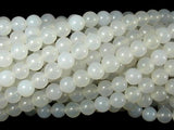 White Agate, 8 mm (8.4 mm) Round Beads-Gems: Round & Faceted-BeadBeyond