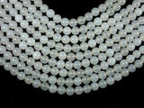 White Agate, 10mm (10.3 mm) Round Beads-Agate: Round & Faceted-BeadBeyond