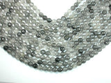 Gray Quartz Beads, 8mm Faceted Round Beads-Gems: Round & Faceted-BeadBeyond