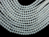 White Agate, 6mm (6.3 mm) Round Beads-Agate: Round & Faceted-BeadBeyond