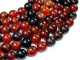 Sardonyx Agate, 12mm (12.3 mm) Round Beads-Gems: Round & Faceted-BeadBeyond