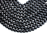 Black Onyx Beads, 12mm Faceted Round, 14.5 Inch-Gems: Round & Faceted-BeadBeyond