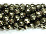 Pyrite Beads, Faceted Round, 10mm-Gems: Round & Faceted-BeadBeyond