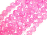 Dyed Jade, Pink, 10mm Round Beads-Gems: Round & Faceted-BeadBeyond