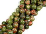 Unakite Beads, 12mm Round Beads-Gems: Round & Faceted-BeadBeyond