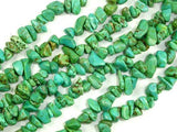 Turquoise Howlite, 4mm - 9mm Chips Beads, 34 Inch, Long full strand-Gems: Nugget,Chips,Drop-BeadBeyond