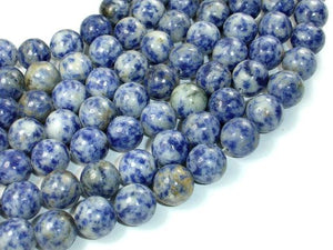 Blue Spot Jasper Beads, 12mm Round Beads-Gems: Round & Faceted-BeadBeyond