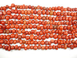 Red Jasper Beads, Pebble Nugget Beads-Gems: Nugget,Chips,Drop-BeadBeyond