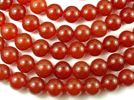 Carnelian, 14mm Round Beads-Gems: Round & Faceted-BeadBeyond