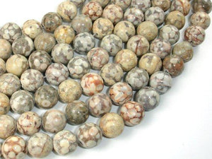 Fossil Jasper Beads, 12mm, round-Gems: Round & Faceted-BeadBeyond