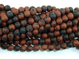 Matte Mahogany Obsidian, 6mm Round Beads-Gems: Round & Faceted-BeadBeyond