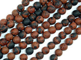 Matte Mahogany Obsidian, 6mm Round Beads-Gems: Round & Faceted-BeadBeyond