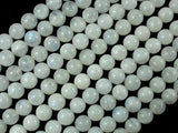 White Moonstone Beads, 6.5mm(6.8mm) Round Beads-Gems: Round & Faceted-BeadBeyond