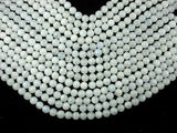 White Moonstone Beads, 6.5mm(6.8mm) Round Beads-Gems: Round & Faceted-BeadBeyond