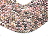 Rhodonite, 12mm Round Beads-Gems: Round & Faceted-BeadBeyond