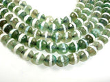 Tibetan Agate Beads, 10mm Faceted Round-Agate: Round & Faceted-BeadBeyond