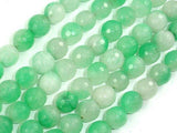 Dyed Jade Beads, Green, 10mm, Faceted Round-Gems: Round & Faceted-BeadBeyond