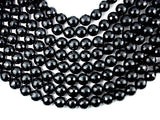 Black Onyx Beads, 14mm (13.8 mm) Faceted Round-Gems: Round & Faceted-BeadBeyond