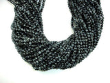 Snowflake Obsidian Beads, 4mm (4.6 mm) Round Beads-Gems: Round & Faceted-BeadBeyond