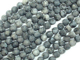 Matte Black Labradorite Beads, Matte Larvikite, 6mm Round Beads-Gems: Round & Faceted-BeadBeyond