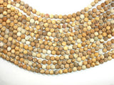 Matte Picture Jasper Beads Round, 6mm-Gems: Round & Faceted-BeadBeyond