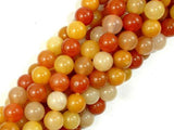 Genuine Old Yellow Jade Beads, Round, 8mm-Gems: Round & Faceted-BeadBeyond