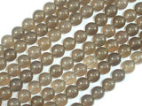 Gray Agate Beads, 8mm Round Beads-Gems: Round & Faceted-BeadBeyond