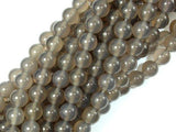 Gray Agate Beads, 8mm Round Beads-Gems: Round & Faceted-BeadBeyond