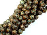 Tibetan Agate Beads, 10mm Round Beads-Agate: Round & Faceted-BeadBeyond